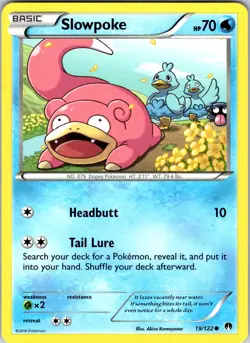 Slowpoke 19/122 XY - BREAKpoint Pokemon TCG NM Normal - Image 1