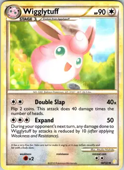 Wigglytuff 56/123 HeartGold SoulSilver Pokemon TCG NM Normal - Image 1