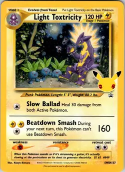 Light Toxtricity - SWSH137 SWSH: Sword & Shield Promo Cards Pokemon NM Holo - Image 1