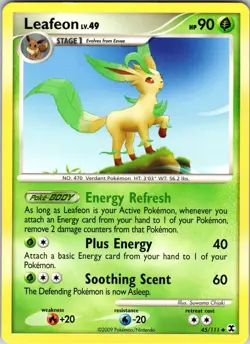 Leafeon 45/111 Rising Rivals Pokemon LP Normal - Image 1