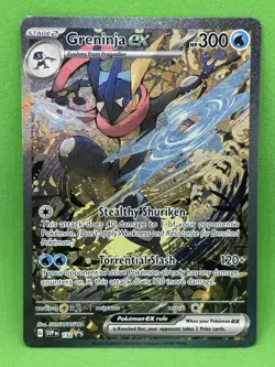 Greninja ex 132 - NM - Pokemon Scarlet & Violet - Black Star Promo - Image 1
