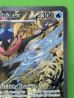 Greninja ex 132 - NM - Pokemon Scarlet & Violet - Black Star Promo - Image 2