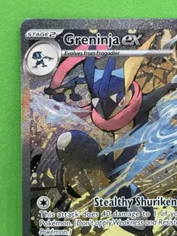 Greninja ex 132 - NM - Pokemon Scarlet & Violet - Black Star Promo - Image 5