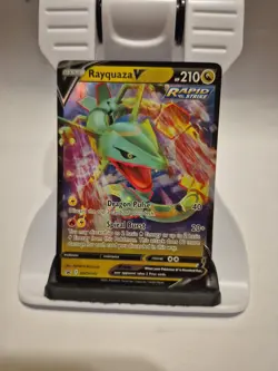 Pokemon TCG Rayquaza V SWSH147 Black Star Promo Card - Image 1