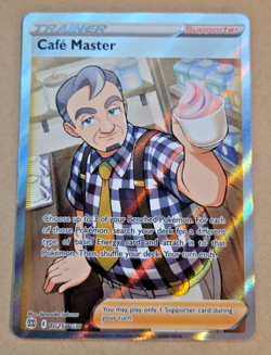 2022 Pokemon Brilliant Stars TG25 Cafe Master Full Art NM to Mint Condition - Image 1