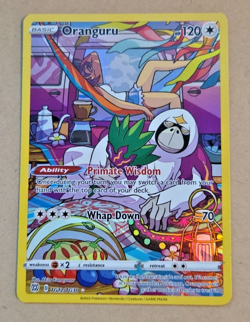 2022 Pokemon Brilliant Stars #TG12 Oranguru Full Art NM to Mint Condition - Image 1