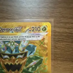 Pokemon Teal Mask Ogerpon ex 221/167 Hyper Rare Full Art Holo Twilight Masquera… - Image 3