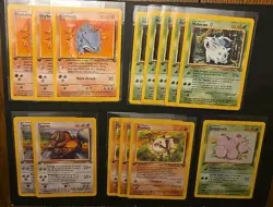 Pokemon Cards 1st Edition Lot 84 Cards Vintage Jungle All Cards NMOB Pack Fresh - Image 2