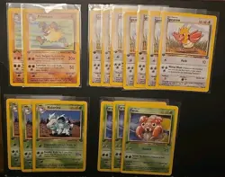 Pokemon Cards 1st Edition Lot 84 Cards Vintage Jungle All Cards NMOB Pack Fresh - Image 3