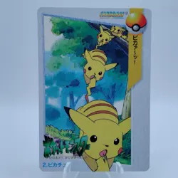 Pokemon Cards Carddass 2 Pikachu Pika-! Anime Collection EX Japanese i837 - Image 1