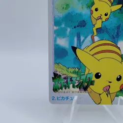 Pokemon Cards Carddass 2 Pikachu Pika-! Anime Collection EX Japanese i837 - Image 4