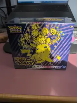 Pokemon TCG: Surging Sparks Factory Sealed Elite Trainer Box - Image 1