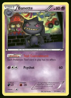 Pokemon Banette (31) XY - Roaring Skies #31/108 - Image 1