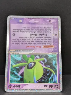 Celebi ex 017/017 Pop Series 2 Holo Ultra Rare Pokemon TCG Nintendo promo LP+ - Image 4