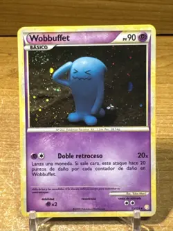 Wobbuffet Holo 13/123 - HeartGold & SoulSilver Base Set - Pokemon Spanish MP - Image 1