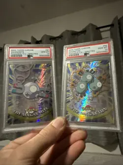 Pokemon Topps Chrome Spectra Magnemite #81 & Magneton #82 PSA 10 Sequential - Image 1