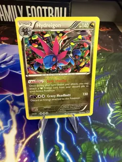 Pokemon Card Hydreigon Phantom Forces Reverse Holo Rare 74/119 - Image 1