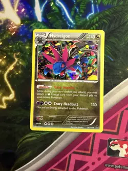 Pokemon Card Hydreigon Phantom Forces Reverse Holo Rare 74/119 - Image 3