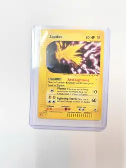 Pokemon TCG Zapdos Aquapolis Holo Rare H32/H32 2002 - Image 1