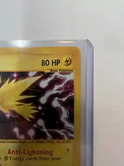 Pokemon TCG Zapdos Aquapolis Holo Rare H32/H32 2002 - Image 2
