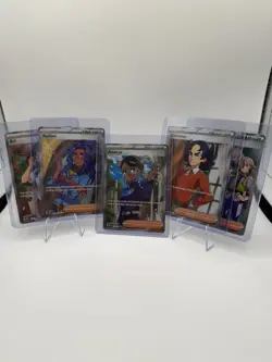 pokemon prismatic evolutions booster bundle + 5 full art trainers - Image 2