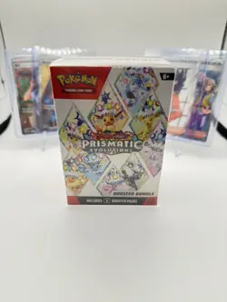 pokemon prismatic evolutions booster bundle + 5 full art trainers - Image 3