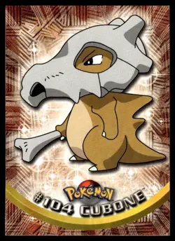 Cubone #104 - Pokemon 2000 Topps TV - NM - Image 1