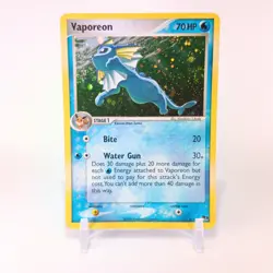 Vaporeon 6/17 Rare Holo HP Pokemon Card POP Series 3 2006 DF5 - Image 3