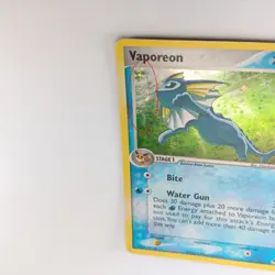Vaporeon 6/17 Rare Holo HP Pokemon Card POP Series 3 2006 DF5 - Image 4