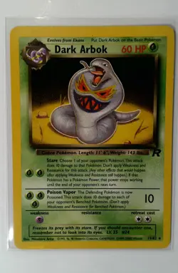 LP Excellent pokemon Dark Arbok 19/82 Team Rocket LP - Image 1