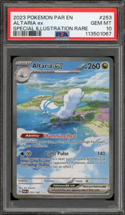 Pokemon Altaria ex Paradox Rift Special Illustration Rare #253 PSA 10 Gem Mint - Image 1