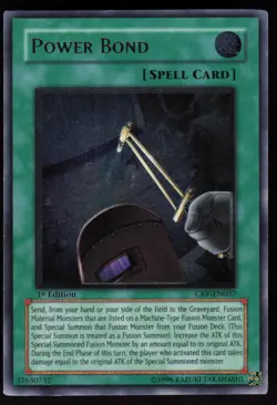 Power Bond CRV-EN037 Ultimate Rare 1st Edition Yu-Gi-Oh NM - Image 1