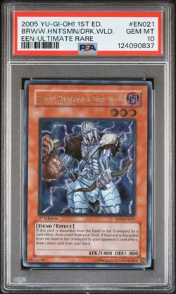 Broww, Huntsman Of Dark World EEN-EN021 Ultimate Rare 1st Edition Yugioh PSA 10 - Image 1