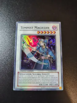 Yu-Gi-Oh! Tempest Magician - SOVR-ENSE1 - Super Rare Limited Edition - Image 1