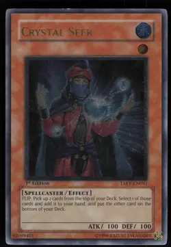 Crystal Seer (UTR) TAEV-EN031 TAEV Ultimate Rare 1st Edition Yu-Gi-Oh - Image 1