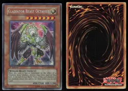 Gladiator Beast Octavius GLAS-EN000 Secret Rare 1st Edition Yu-Gi-Oh - Image 3