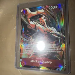Monkey D Garp Alt Art OP13-016 Carrying on His Will - One Piece English TCG - Image 2