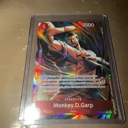 Monkey D Garp Alt Art OP13-016 Carrying on His Will - One Piece English TCG - Image 3