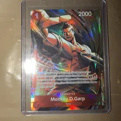 Monkey D Garp Alt Art OP13-016 Carrying on His Will - One Piece English TCG - Image 4