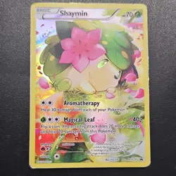 Pokemon TCG Shaymin XY115 Full Art Promo Holo XY Promo English Card - Image 1