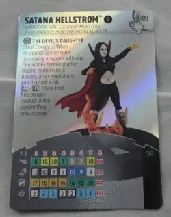 Marvel HeroClix Satana Hellstrom L034 Legacy Card Wheels of Vengeance - Image 1