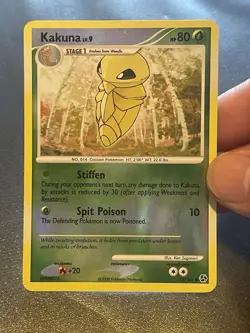 2007 Pokemon Kakuna 73/106 Great Encounters Reverse Holo Foil Card TCG - Image 2