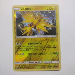 Zapdos 24/68 Reverse Holo Hidden Fates - Pokemon Card - NM - Image 1