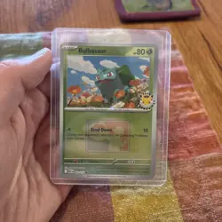 Bulbasaur 001/132 MEG 2026 Pokemon Day League Promo PLAY Stamp Pokemon Card - Image 2