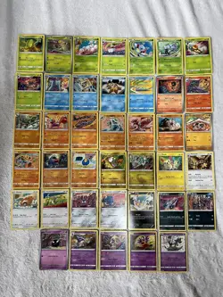 Pokemon TCG Tomokazu Komiya Abstract Pokemon 40 Card Lot – No Duplicates – LP/NM - Image 1
