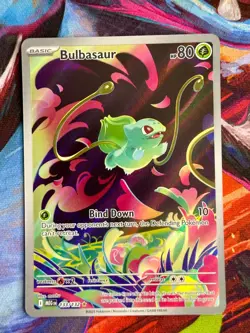 Bulbasaur 133/132 Me01: Mega Evolution Holo Pokemon Card - Image 1