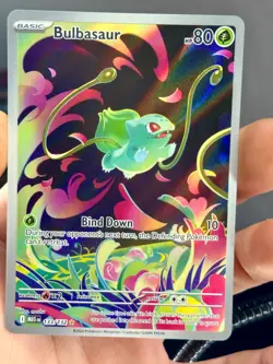 Bulbasaur 133/132 Me01: Mega Evolution Holo Pokemon Card - Image 3