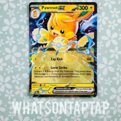 Pokemon Card Pawmot Ex 073/197 Double Rare Scarlet Violet Obsidian Flames LP - Image 1