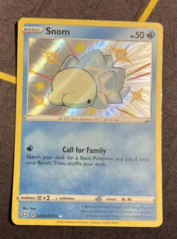 Snom SV033/SV122 - Shining Fates Shiny Vault Holo Rare Pokemon TCG Card NM/M - Image 1