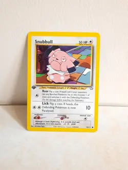 Snubbull 74/111 -1st Edition- Neo Genesis Pokemon Card. - Image 2